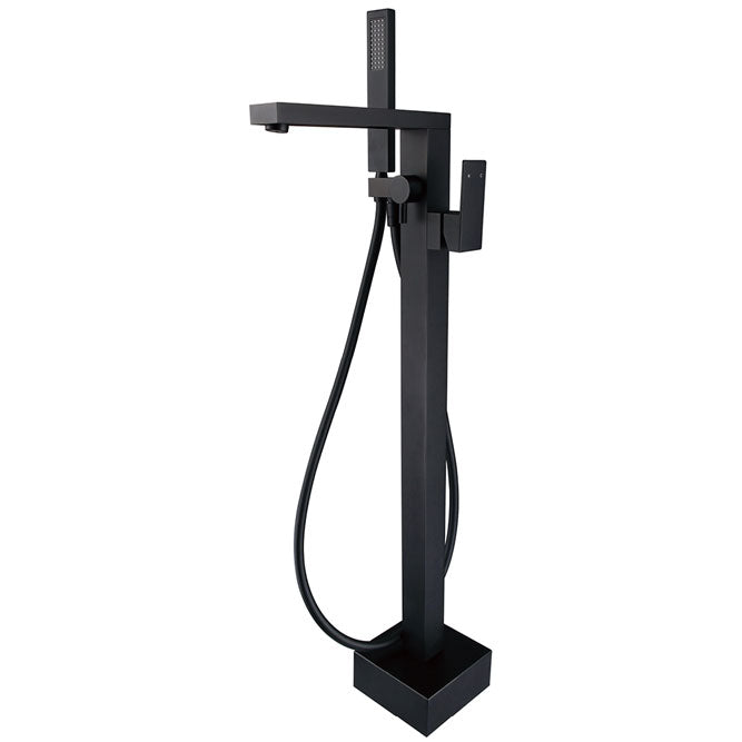 Fienza Jet Matte Black Floor Standing Mixer & Shower - 217119