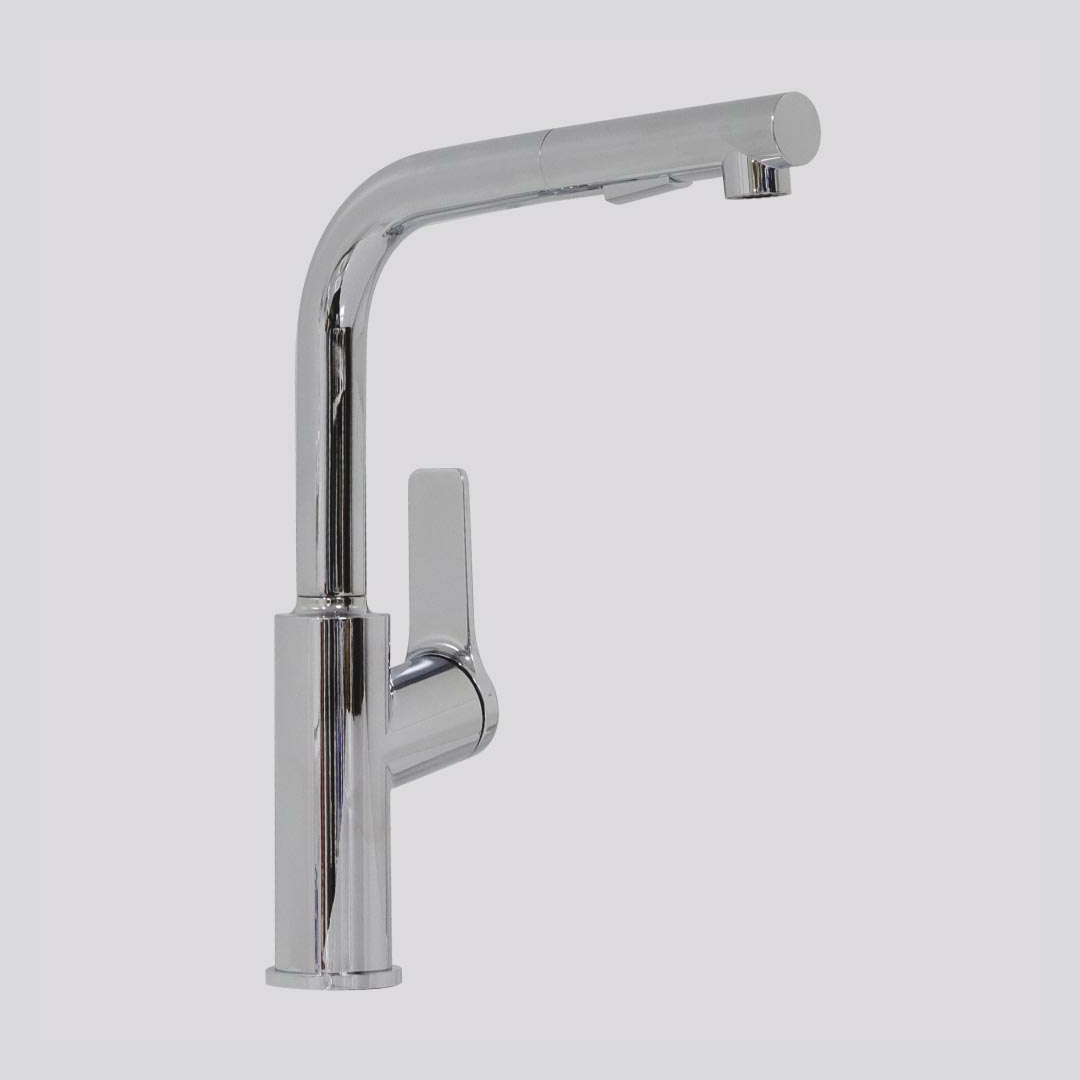 Villeroy & Boch Architectura S Kitchen Mixer with Pull Out Spray - LF Chrome 2178861