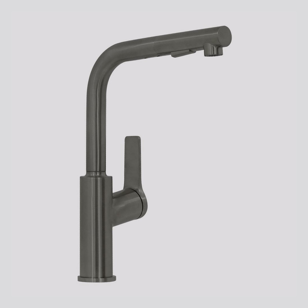 Villeroy & Boch Architectura S Kitchen Mixer with Pull Out Spray - LF Gun Metal 2178890