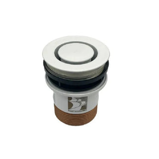 Bounty Brassware Bath Pop Down Waste 40mm No Overflow White Chrome - 21811.11