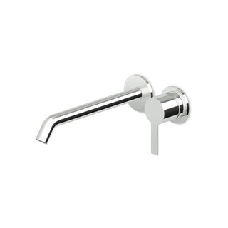 Zucchetti Gil Basin Wall Mixer w/220mm Spout Includes In-Wall Body - Chrome - ZGL676 + R99815