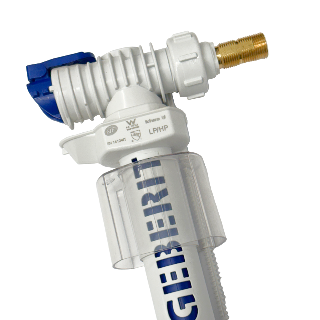 Geberit Back-Side inlet valve 3-8" Short Nipple Brass - 222.011.00.1