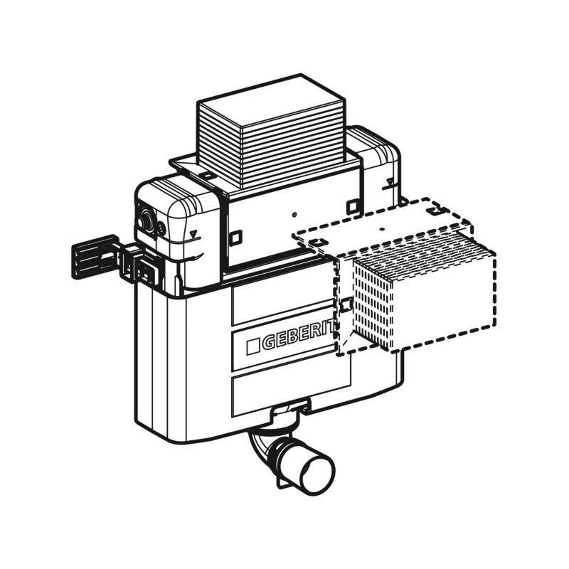 Geberit Alpha Concealed Cistern - 224.038.00.1