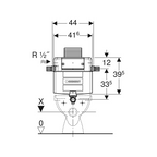 Geberit Alpha Concealed Cistern - 224.038.00.1
