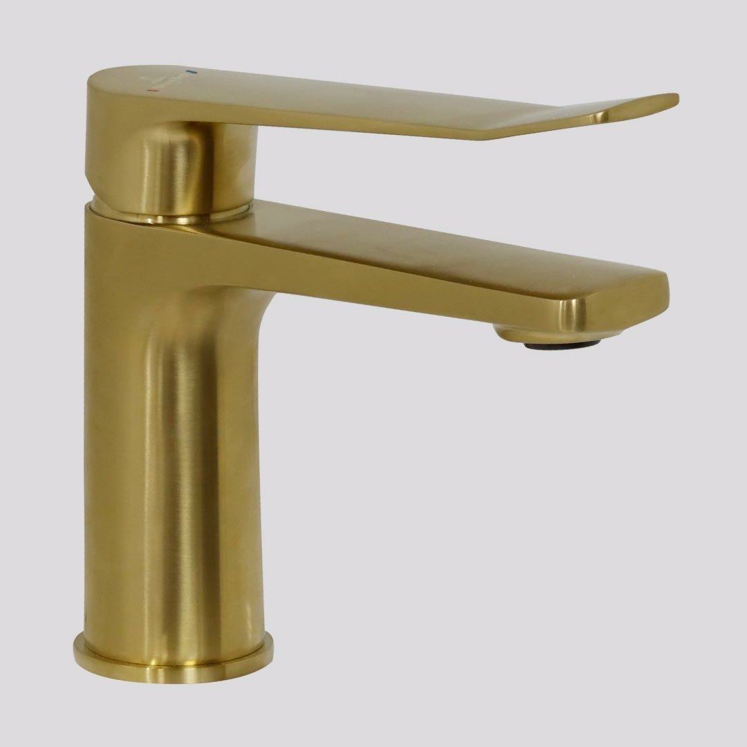 Villeroy & Boch O.Novo Style ViCare Basin Mixer - LF Brushed Gold 2263585B