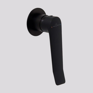 Villeroy & Boch O.Novo Style ViCare Wall Mixer (Trim Kit Only) - Matte Black 2267595B