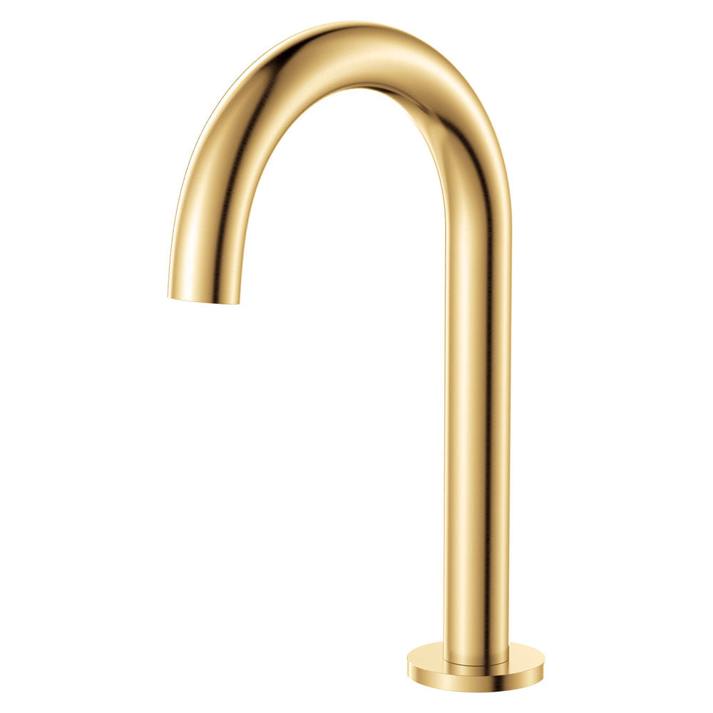 Fienza Kaya Hob-Mounted Basin/Bath Outlet, Urban Brass - 228111UB