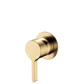 Fienza Sansa Small Round Wall Mixer Includes Body - Urban Brass - 229101UB