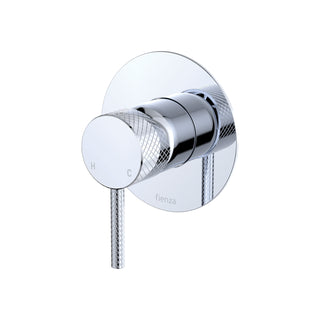 Fienza Axle Large Round Wall Mixer Includes Body - Chrome - 231101-3