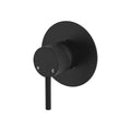 Fienza Axle Large Round Wall Mixer Includes Body - Matte Black - 231101B-3