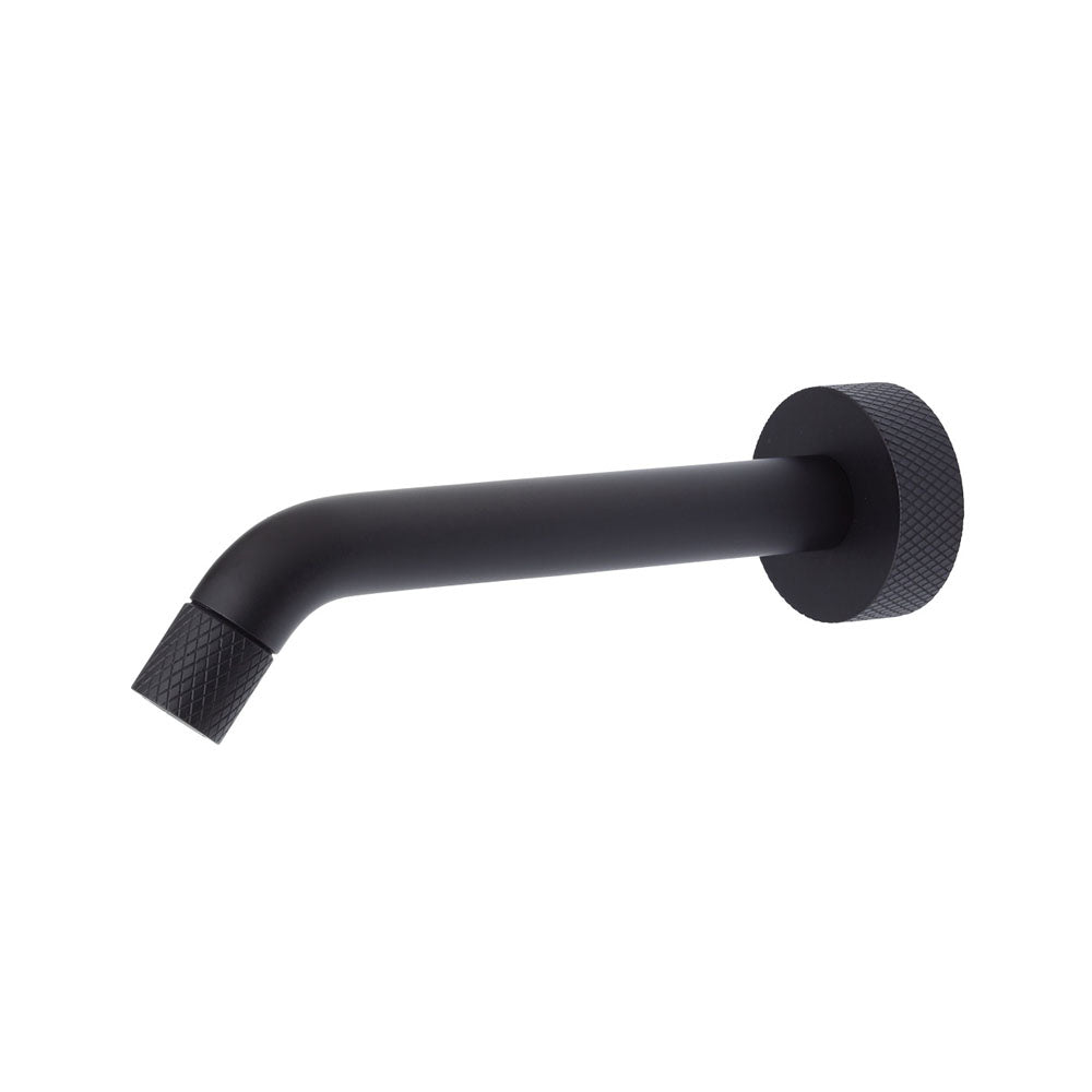 Fienza Axle 180 mm Basin/Bath Outlet, Matte Black - 231115B