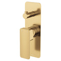 Fienza Tono Rectangular Wall Diverter Mixer Includes Body - Urban Brass - 233102UB