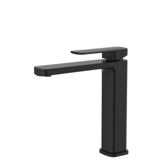 Fienza Tono Medium Basin Mixer - Matte Black - 233110B