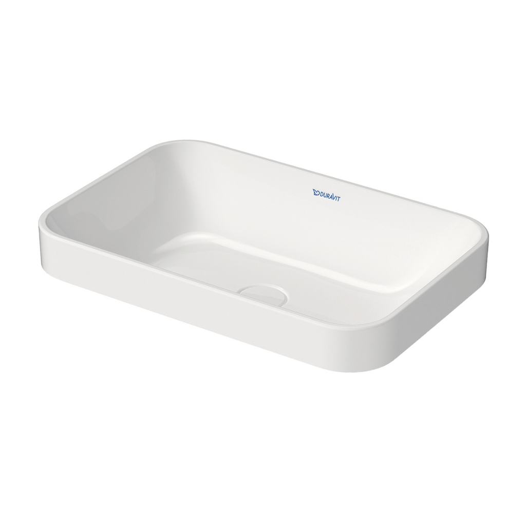 Duravit Happy D.2 Plus Above Counter Washbowl - Gloss White