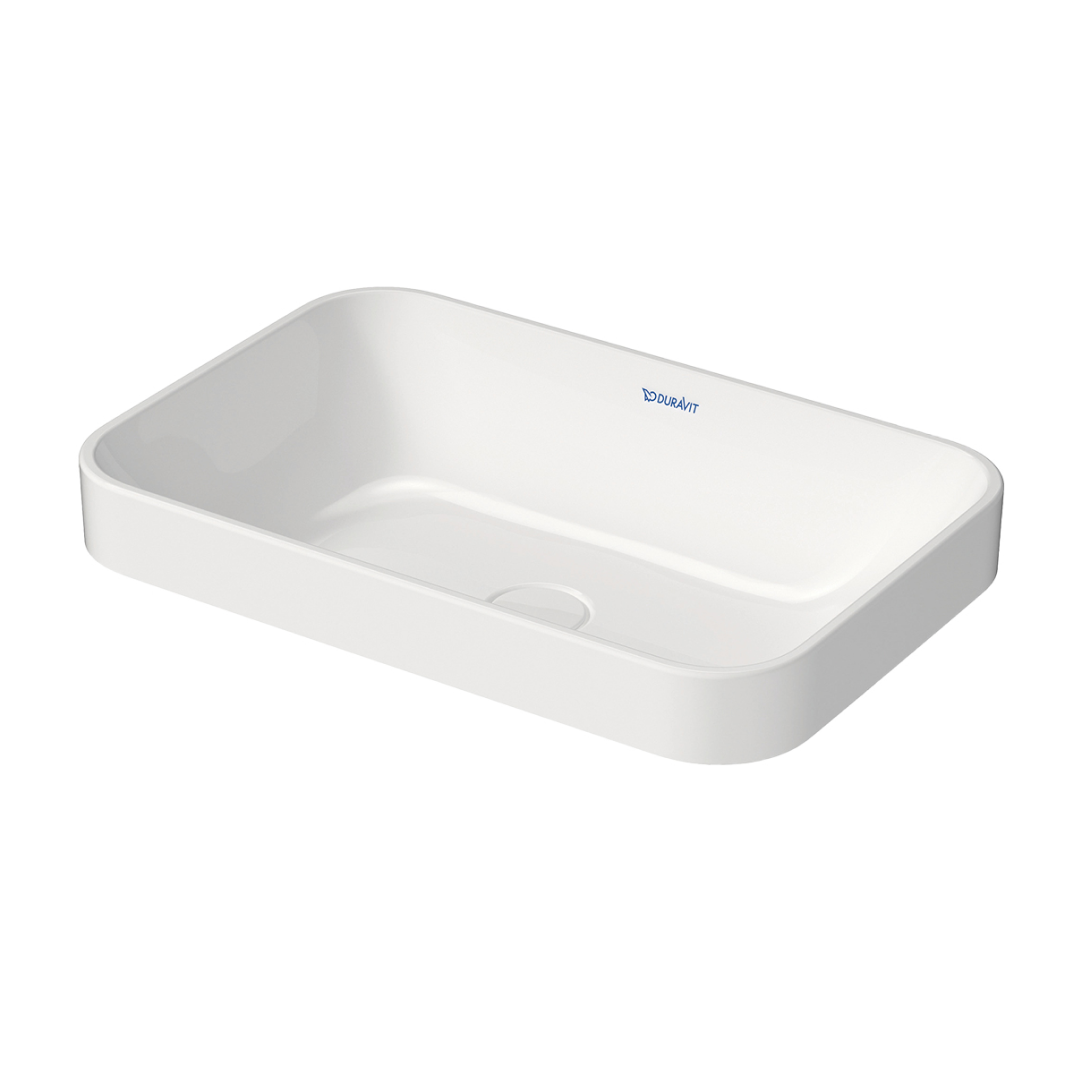 Duravit Happy D.2 Plus Above Counter Washbowl - Gloss White