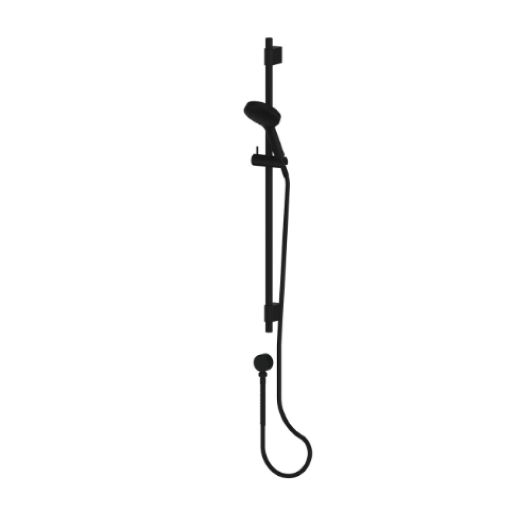 Greens Optima Plus AirFlo Rail Shower - LF Matte Black - 237000MB