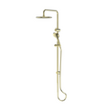 Greens Optima Plus AirFlo Twin Rail Shower - Brushed Brass - 237003BB