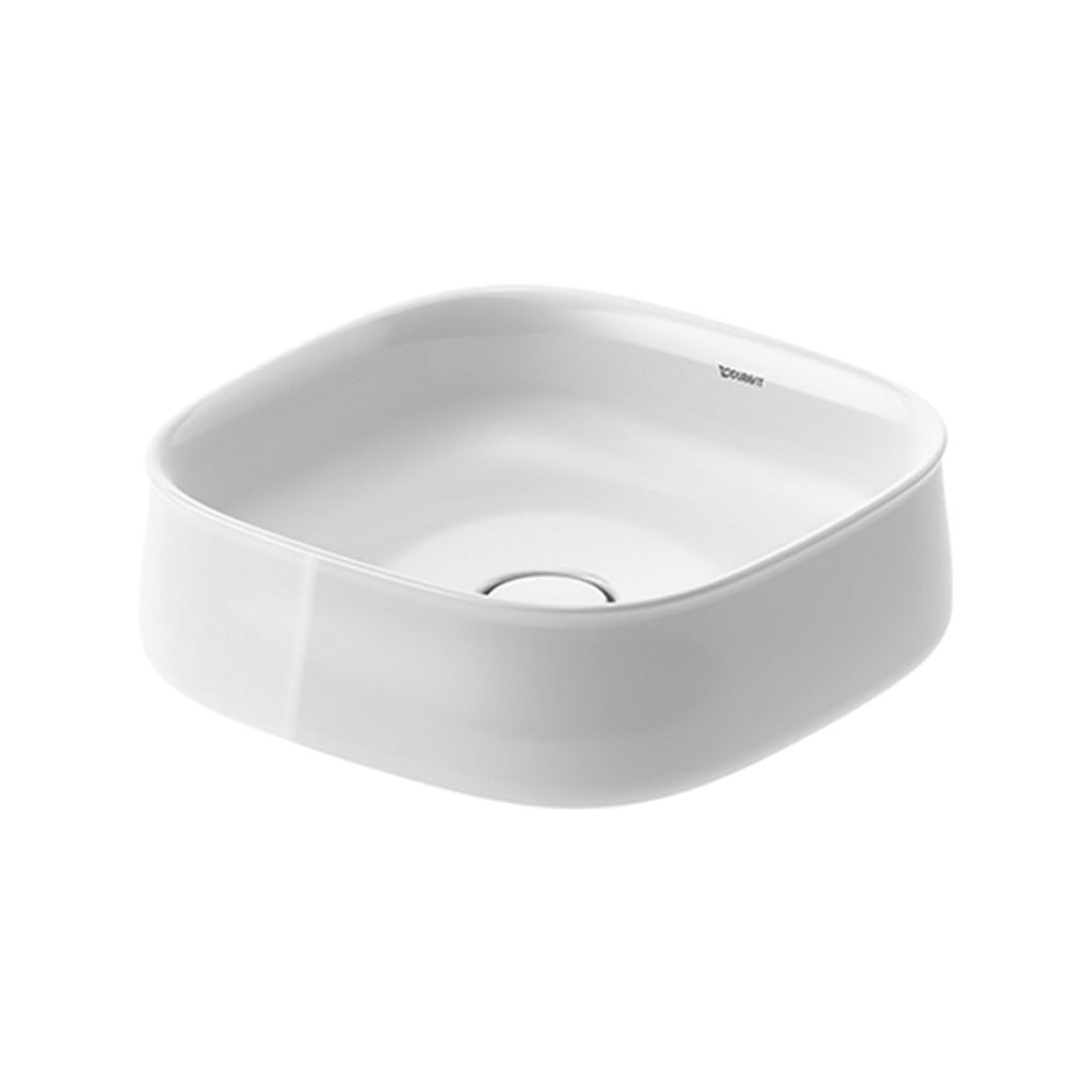 Duravit Zencha 420mm Above Counter Basin - Gloss Alpine White