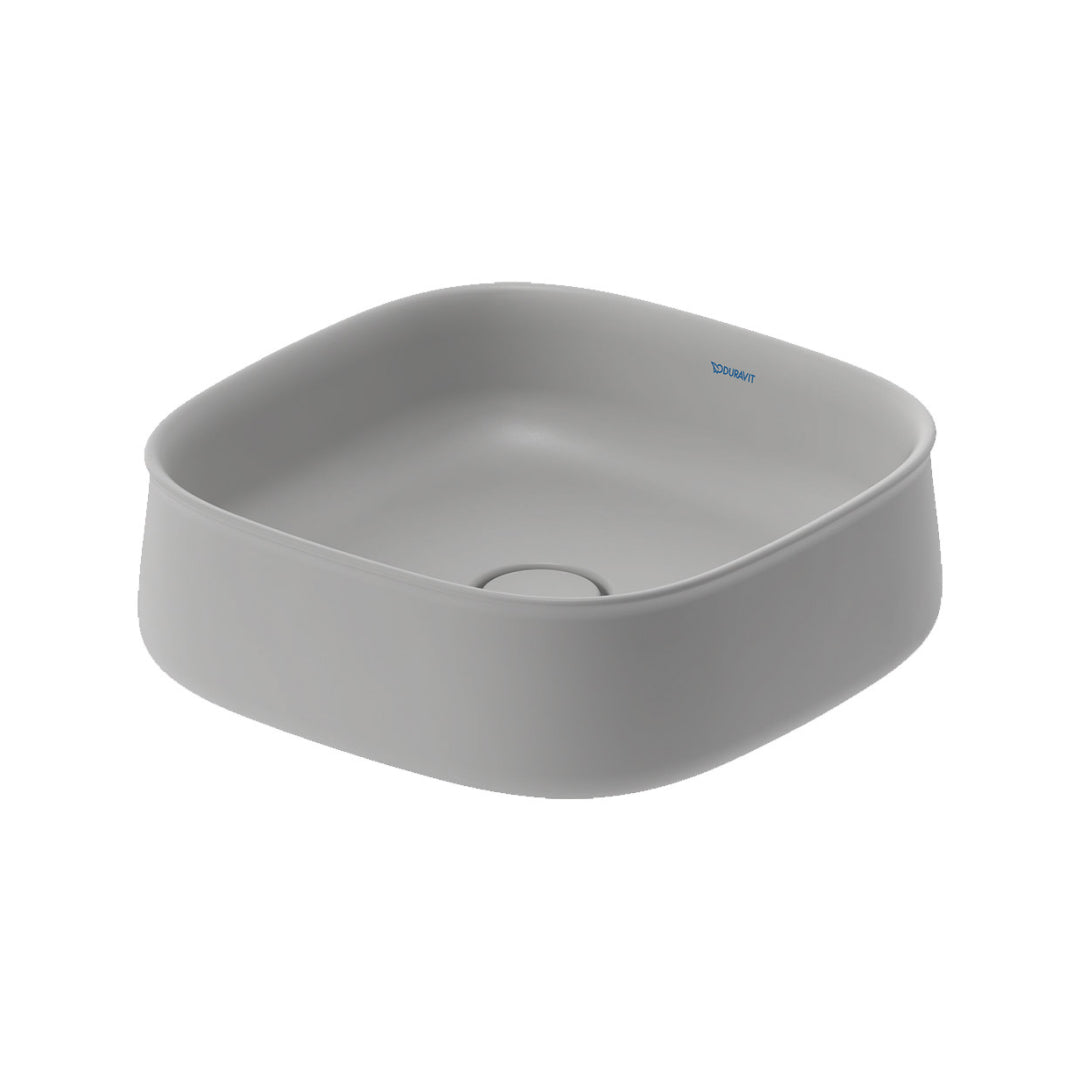 Duravit Zencha 420mm Above Counter Basin - Grey Satin Matte