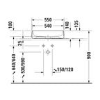 Duravit Zencha 550mm Above Counter Basin - Anthracite Matte