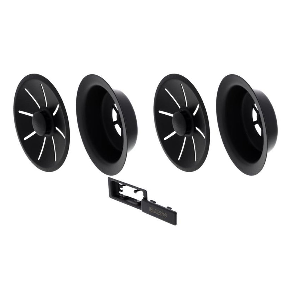 Blanco InFino Waste and Overflow Double Drain Set - Black - 239979