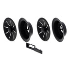 Blanco InFino Waste and Overflow Double Drain Set - Black - 239979