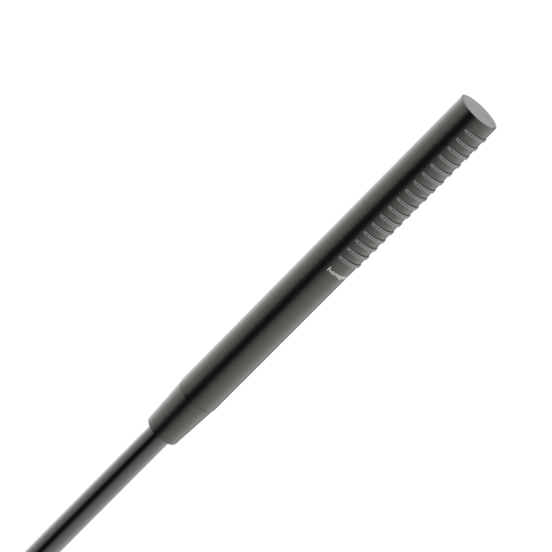 Hansgrohe Pulsify S Baton Hand Shower 100 1 jet - Brushed Black Chrome 24125341