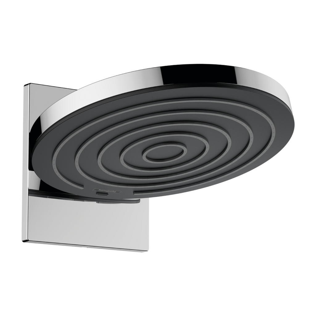 Hansgrohe Pulsify S Overhead shower 260 2jet EcoSmart Includes In-Wall IBox Body - Chrome - 24151000 + 01800180