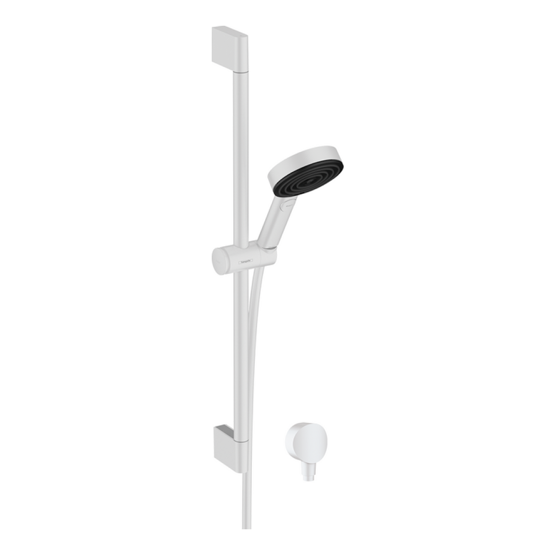Hansgrohe Pulsify Select S 65cm Rail Shower 105 3Jet Relaxation - Matte White - 24161703