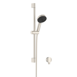 Hansgrohe Pulsify Select S Rail Shower 105 3Jet with 65cm Bar & Outlet - Brushed Nickel 24161823