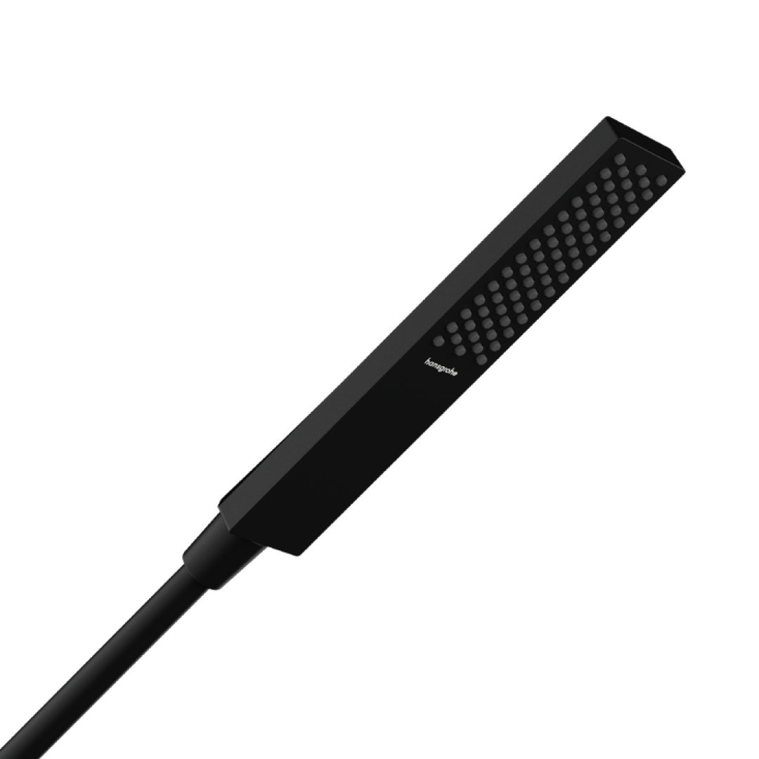 Hansgrohe Pulsify E Baton Hand Shower 100 1 Jet EcoSmart - Matte Black - 24320670