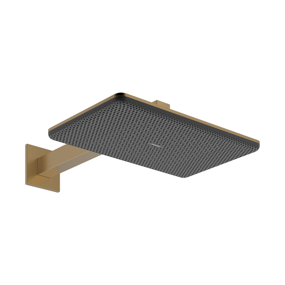 Hansgrohe Raindance Alive Q 210/340 2Jet Overhead Shower & Arm - Brushed Bronze