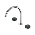 Nero Serenity Bath/Kitchen Tap Set Arc Spout with Verde Alpi Handle - Chrome - 24D018CH