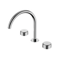 Nero Serenity Bath/Kitchen Tap Set Arc Spout with Metal Handle - Chrome - 24D022CH