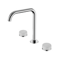 Nero Serenity Bath/Kitchen Tap Set Edge Spout with Carrara Handle - Chrome - 24D029CH