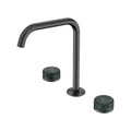 Nero Serenity Bath/Kitchen Tap Set Edge Spout with Verde Alpi Handle - Gun Metal - 24D030GM
