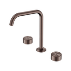 Nero Serenity Bath/Kitchen Tap Set Edge Spout with Handle - Brushed Bronze - 24D034BZ
