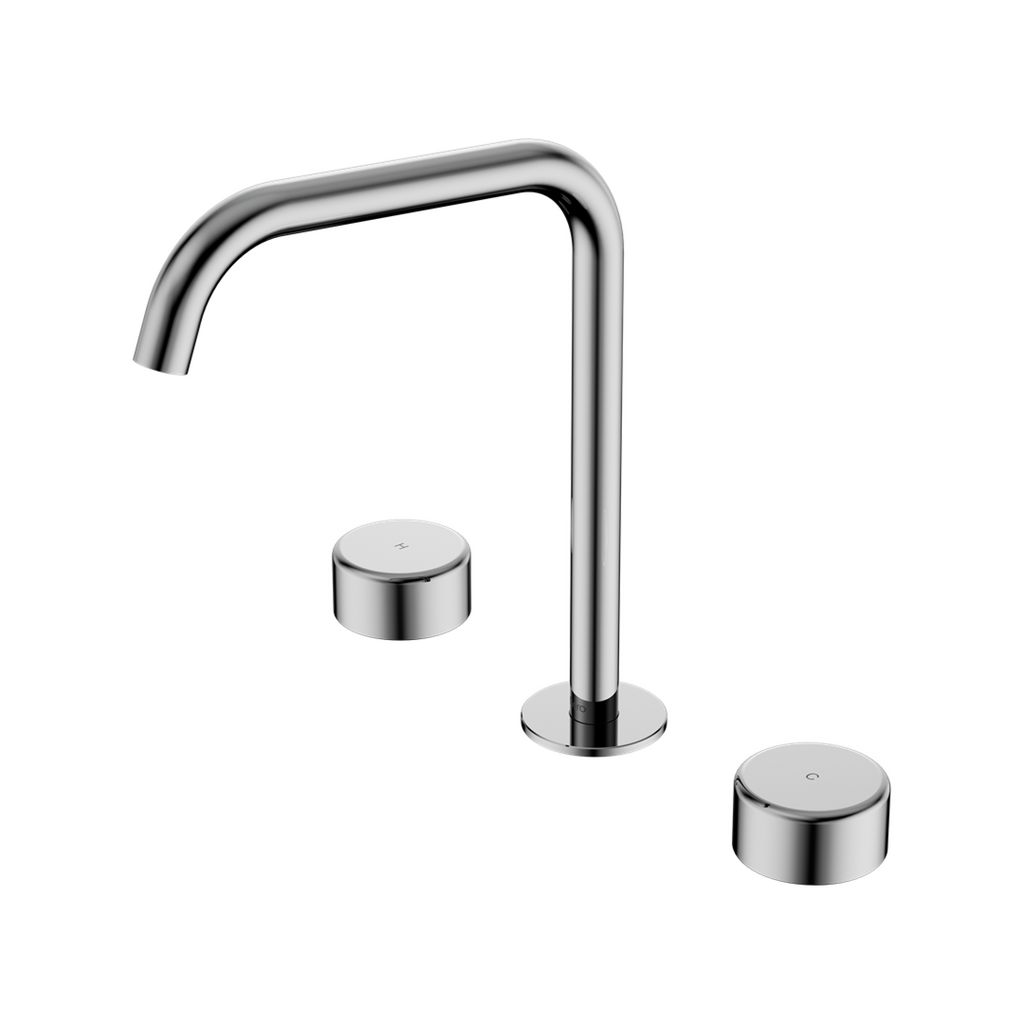 Nero Serenity Bath/Kitchen Tap Set Edge Spout with Handle - Chrome - 24D034CH