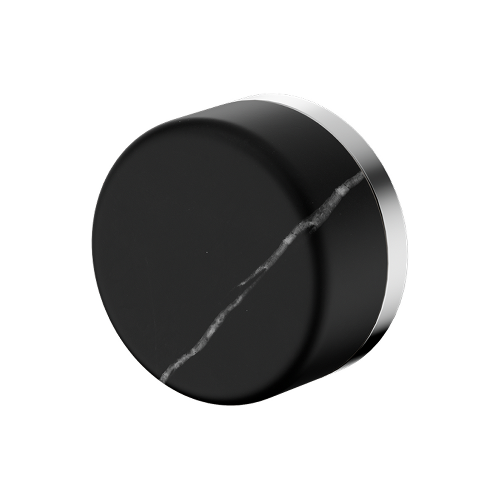 Nero Serenity Progressive Shower Mixer with Marquina Black Handle (Includes In-Wall Body) - LF Chrome - 24E128CH