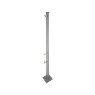 Rainware Aussie Outdoor Shower - 316 Stainless Steel - Cold + Footwash - Freestanding - 2501-RAIWAR