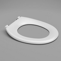 Caroma Caravelle Care Single Flap Toilet Seat with GermGard - White 254007W