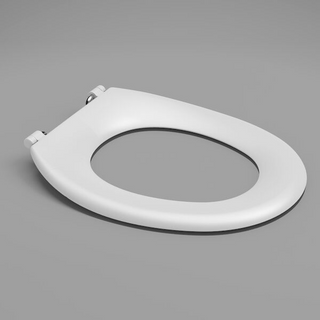 Caroma Caravelle Care Single Flap Toilet Seat with GermGard - White 254007W