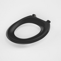 Caroma Caravelle Commercial Seat Single Flap GermGard - Black 254017B