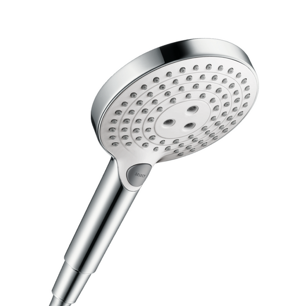 Hansgrohe Raindance Select S 120 3Jet EcoSmart Hand Shower - White & Chrome