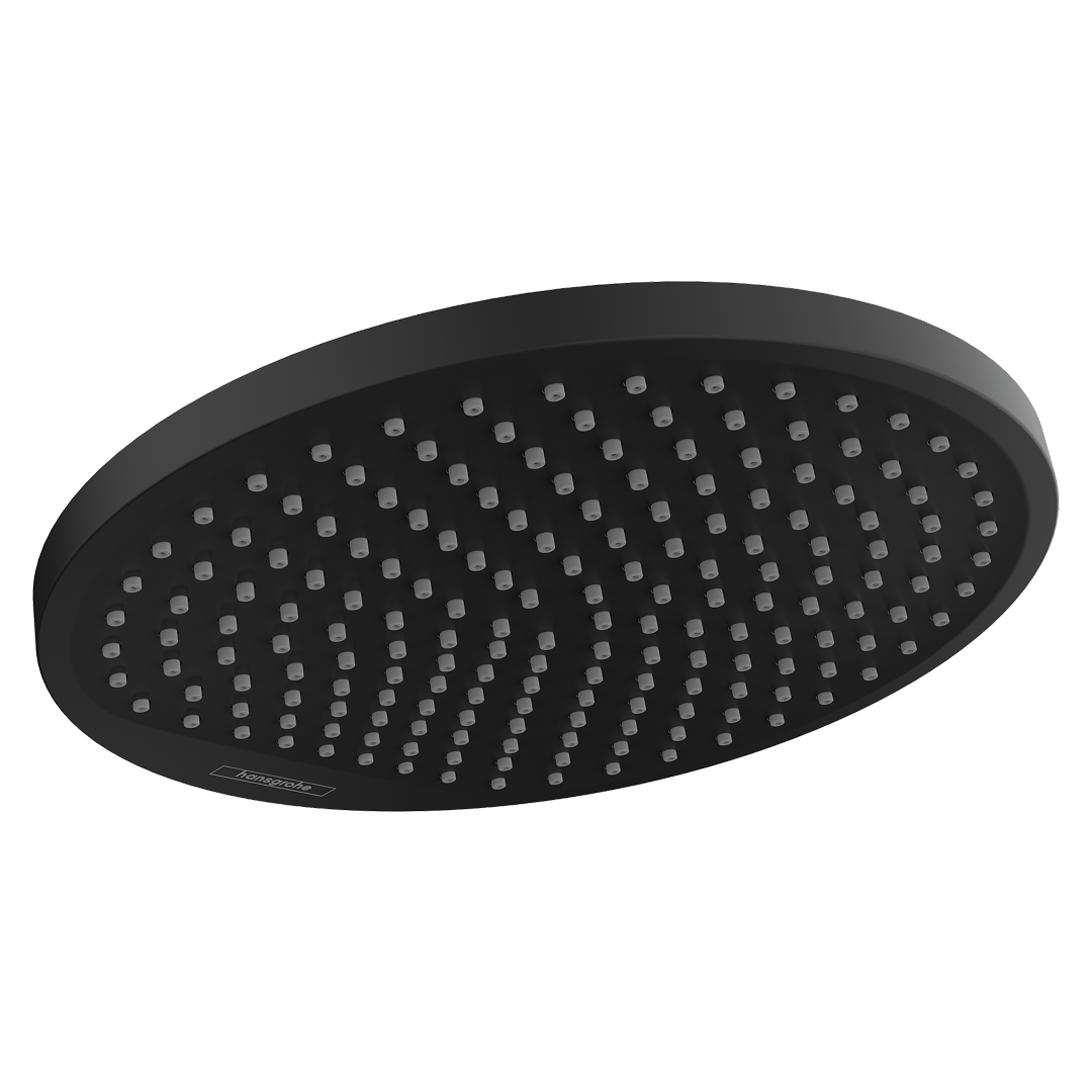 Hansgrohe Crometta S 240 EcoSmart Overhead 1Jet Shower - Matte Black - 26724670