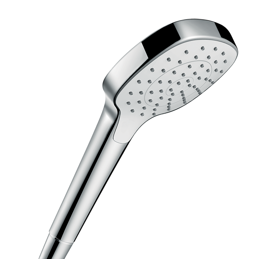 Hansgrohe Croma E 110 1Jet EcoSmart Hand Shower - White & Chrome - 26815400