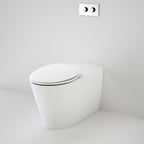 Caroma Care 800 Cleanflush Wall Faced Invisi Series II Toilet Suite with Double Flap Seat