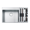 Franke Mythos Box Centre 1 & 1/2 Bowl Sink HOF Kit - BWX220-54/27 SBR - BWX22054/27SBR