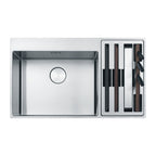 Franke Mythos Box Centre 1 & 1/2 Bowl Sink HOF Kit - BWX220-54/27 SBR - BWX22054/27SBR