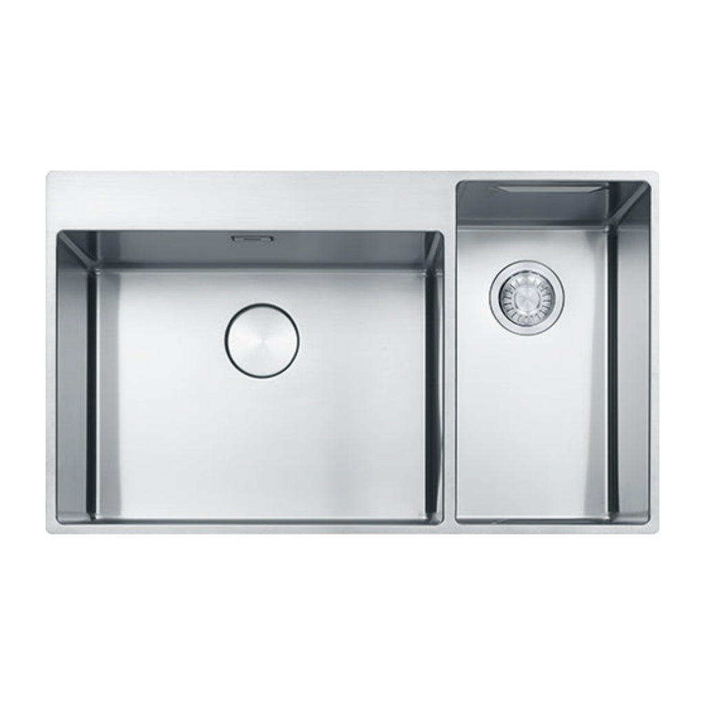 Franke Mythos Box Centre 1 & 1/2 Bowl Sink HOF Kit - BWX220-54/27 SBR - BWX22054/27SBR